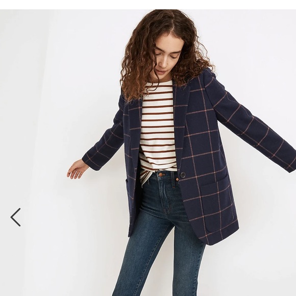 Madewell Jackets & Blazers - Madewell Larsen Blazer in Windowpane
